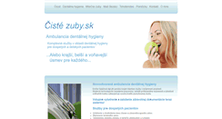 Desktop Screenshot of cistezuby.sk
